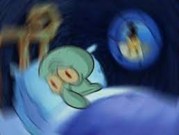 Reaction Pics More On Twitter Scared Squidward