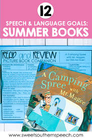Chris van dusen, the creator of down to the sea with mr. Summer Book Companions For Speech Therapy Sweet Southern Speech