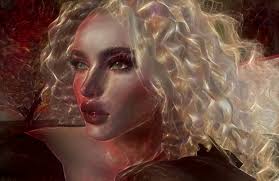 The sky was burning!