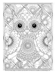 On each of the following pages, you will find an image of one famous work of art. Fun Zen Owl Advanced Coloring Page For Adults Free Coloring Page Lee Towle Designs Digital Illustrator Graphic Designer And Web Designer