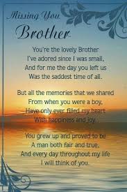 Birthday Prayer For A Brother Pin By Jennifer Johnson On Grief S Journey Brother Quotes Brother Poems Missing My Brother