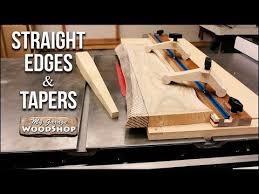 Straight Edges And Tapers On The Table Saw Plans Included Youtube Table Saw Woodworking Tools Woodworking Tools Storage