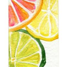 Here is a list of 31 easy watercolor art ideas for beginner artists. Diamond Painting Kit Citrus Fresh Wd281 Watercolor Paintings Easy Painting Art Projects Drawings