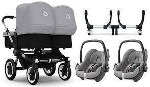 Bugaboo Donkey 3 Twin Zwillingskinderwagen 3 In 1 Mit Maxi Cosi Zwillingskinderwagen Zwillingswagen Bugaboo Donkey
