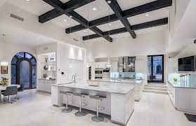 They can double as a breakfast bar and increase your storage space as well; 27 Amazing Double Island Kitchens Design Ideas Luxury Kitchen Design White Contemporary Kitchen Luxury Kitchens