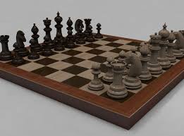 Chess Set Chess Set Chess Board 3d Model