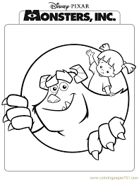 Coloring pages in this category are 100% free to print, and we'll never charge you for using, downloading, sending, or sharing them. Monsters Inc Coloring Page 10 Coloring Page For Kids Free Monsters Inc Printable Coloring Pages Online For Kids Coloringpages101 Com Coloring Pages For Kids
