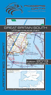 Vfr Aeronautical Chart Great Britain South 2019 Rogers Data Rogers Gb S