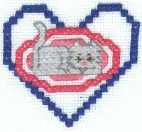 Find patterns for kids, adults, and home. Free Cat Cross Stitch Printable Pattern