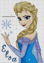 Epingle Par Lori Toering Nygaard Sur Schemi Frozen Point De Croix Point De Croix Reine Des Neiges Dessin Petit Carreau