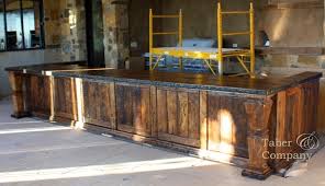 mediterranean style wood kitchen island