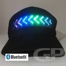 Animated Led Hat With Smartphone Control Glow Jewelry Light Up Led Hat