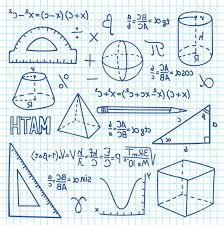 photostock illustration doodle maths and geometry concept