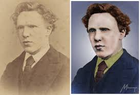 Found Vincent Van Gogh's photograph a few days back, now colorized it. :  r/estoration
