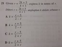 Spm focus practice (with solution). Algebraic Expression Spm Anjung Matematik