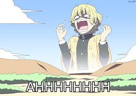 Zenitsu Slaying Demons In The Hills R Animemes Know Your Meme