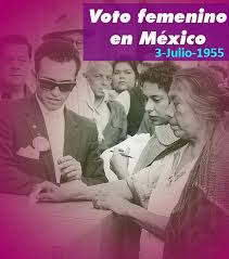 Pâgina principal columnas 1953, sufragio femenino en mexico. 3 De Julio De 1955 Voto Femenino En Mexico Imer