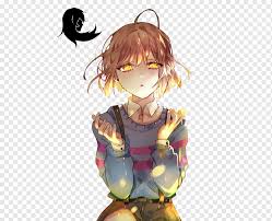 In this tutorial, we will draw frisk from undertale. Undertale Anime Fan Art Frisk Cg Artwork Computer Wallpaper Video Game Png Pngwing