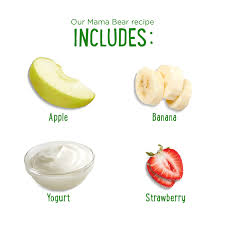 Amazon Brand Mama Bear Organic Baby Food Stage 2 Apple Banana Yogurt Strawberry 4 Ounce Pouch Pack Of 12 Amazon Com Grocery Gourmet Food