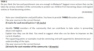 B) legal sources formal english law application of english law in malaysia section3 and section 5 civil law act 1956 stated the application of english common law. Solved Taskc Do You Think The Law And Punishment Now Are Chegg Com