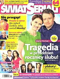 Zrezygnowałem z pokazywania się w telewizji. Olaf Lubaszenko Izabela Kuna Swiat Seriali Magazine 14 March 2011 Cover Photo Poland