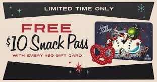 This is the kind of information that can help you find the alamo drafthouse gift card you're looking for at the lowest possible prices. Popcorn And A Movie Limited Time Free 10 Snack Pass Offer At Alamo Drafthouse