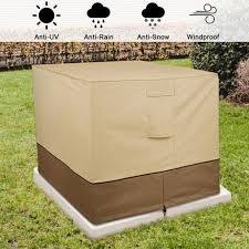Boltlink air conditioner covers for outside units, ac unit covers outdoor fits up to 32 x 32 x 28 inches. Clearance Air Conditioner Cover For Outside Units Veranda Square Air Conditioner Cover For Outdoor Central Unit Heavy Duty Water Resistant Design Square Fits Up To 34x34x30 Inches Walmart Com Walmart Com