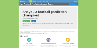 We cover all the major betting tips markets we have various experts that specialize on these various leagues in england, italy, spain, germany, france to the less popular leagues in australia. Free Online Football Prediction League Game Predict Addict