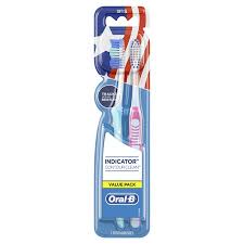 Oral B Indicator Color Collection Manual Toothbrush Soft 2 Count Walmart Com Brushing Teeth Manual Toothbrush Oral