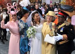 Princess eugenie and princess beatrice came under fire for their fascinators at kate and will's wedding at westminster abbey in 2011. Nbc Today Show Hosts Stage Halloween Tribute To The Royal Wedding