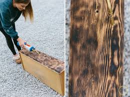 How To Wood Burn Furniture Shou Sugi Ban Torch Wood Wood Burning Techniques Burnt Wood Finish