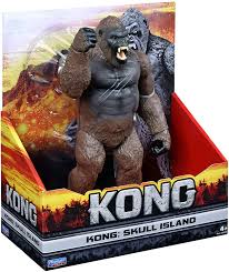Skull island received a toy line under the production company lanard during the year of 2017 , and were revealed during 2017's toy fair. Amazon Com 11 Classic Kong Skull Island Figure Toys Games