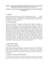 Contoh kertas kerja permohonan peruntukan contoh grow mp3 & mp4. Kertas Cadangan Penambahbaikan Jalan Kepada Mbjbedit