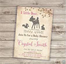 A Little Dear Is Almost Here Baby Shower Invitations Rustic Etsy Baby Shower Invitations Baby Girl Shower Themes Baby Shower