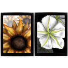 Printable Sunflower And Moonflower Set 2 Sizes Etsy Moon Flower Sale Poster Sunflower