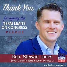 Rep. Stewart Jones Pledges to Support Congressional Term Limits