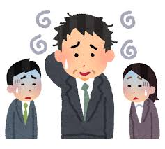 頼れない上司のイラスト（男性） | かわいいフリー素材集 いらすとや