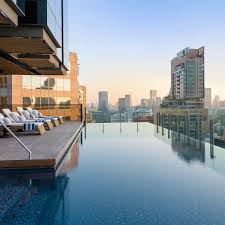 Rooftop Pool City View Hotel Indigo Bangkok Wireless Road Vossy Com Bangkok Vacation Bangkok Hotel Hotel Indigo