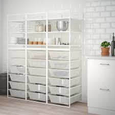 Jonaxel Frame Mesh Baskets Shelving Units Ikea Shelving Shelving Unit Wardrobe Shelving