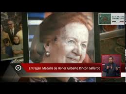 Entregan medalla de honor Gilberto Rincón Gallardo