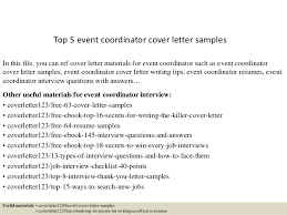 We did not find results for: Top 5 Event Coordinator Cover Letter Samples