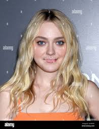 Dakota Fanning attending a special screening of American Pastoral held at  The Academy's Samuel Goldwyn Theatre in Los Angeles, California Stock Photo 