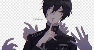 In a medium where characters have pink, purple, and green hair, black hair can seem rather boring in comparison. Render 74 Black Haired Male Anime Character Png Pngegg