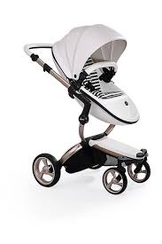 Mima Xari Snow White Seat Black White Starter Pack The Only Stroller Made With Leatherette Fabric The Mima Xar Mima Xari Stroller Baby Strollers Stroller