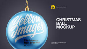 In the download, you'll find everything you need to get started. Christmas Ball Mockup Youtube