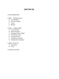 Bagaimana cara membuat daftar isi? Makalah Kearsipan Sistem Tanggal