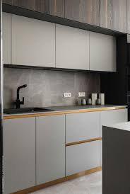 In fact, some people think that adding a gray finish is one of the best methods to add contrast and depth to a kitchen. Minimalist Modern Grey Kitchen Horitahomes Com