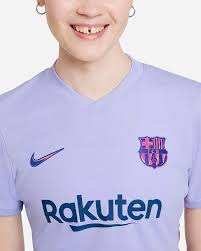 Fc barcelona 2021/22 stadium away. Fc Barcelona 2021 22 Stadium Away Nike Dri Fit Fussballtrikot Fur Damen Nike De