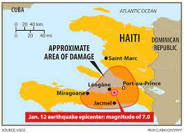 The united states geological survey said the quake struck five miles from the town of petit trou de nippes in the western part of the country. Haiti Earthquake Port Au Prince In Shambles But Much Of The Country Spared Csmonitor Com