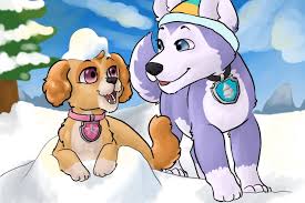 Blue Sunny Day By Echoingsky On Deviantart Paw Patrol Animal Art Paw